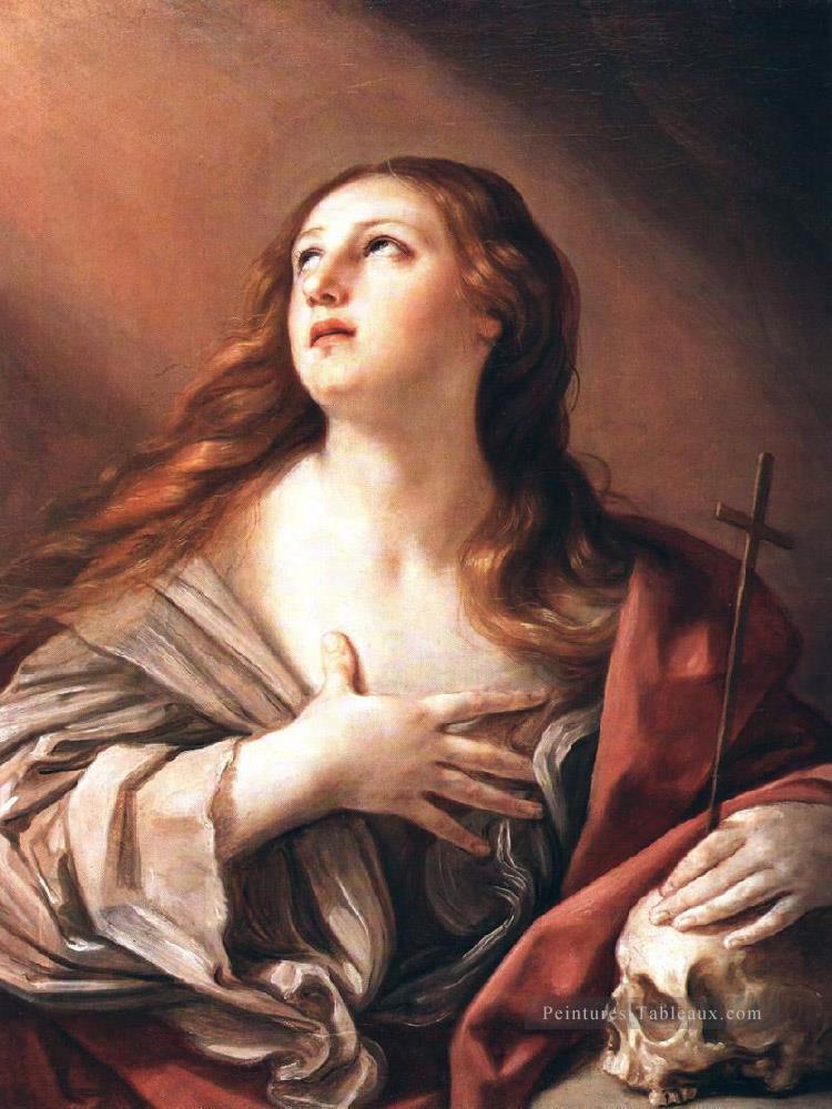 Le pénitent Magdalene Baroque Guido Reni Peintures à l'huile